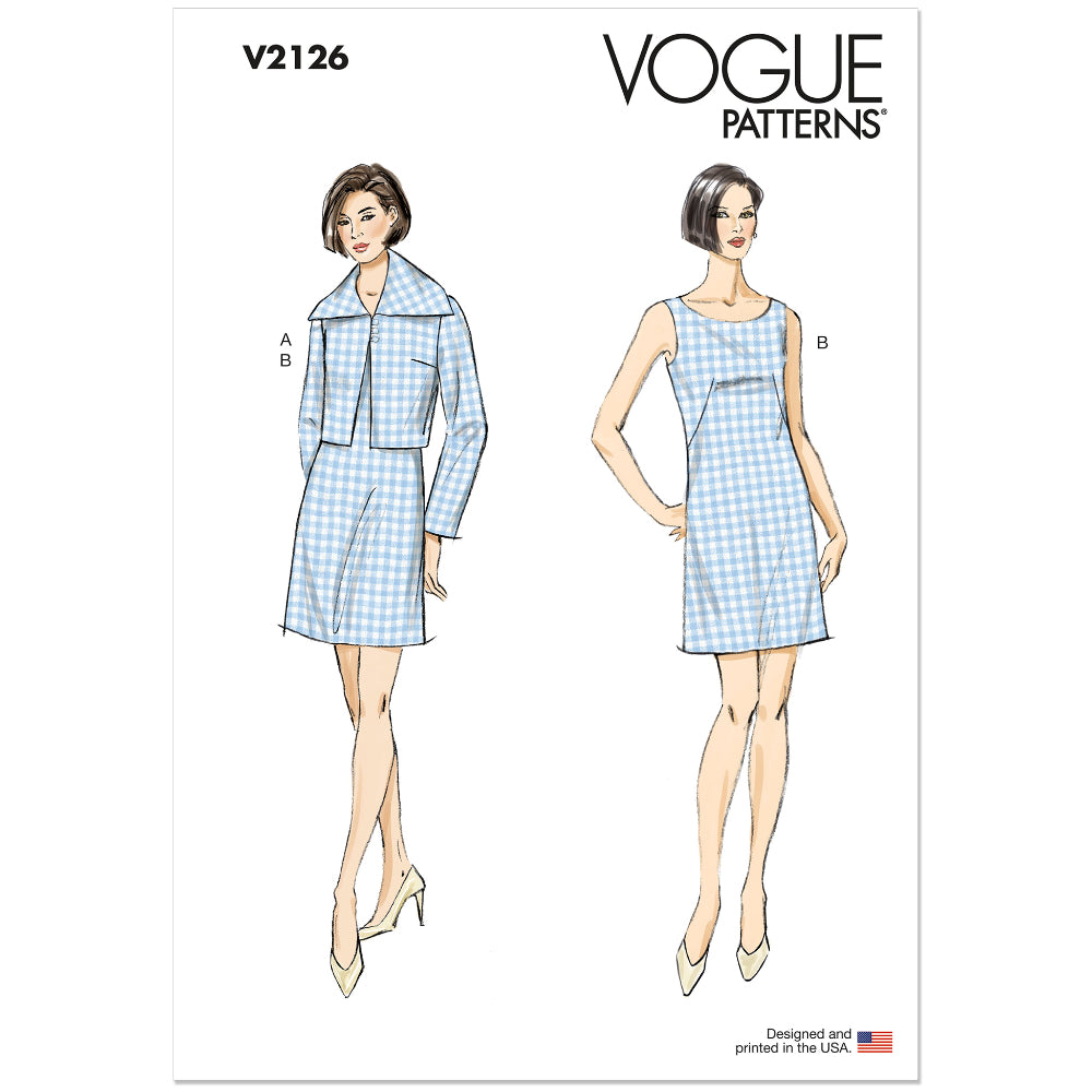 VOGUE V2126 Misses and Miss Petite Jacket and Sheath Dress