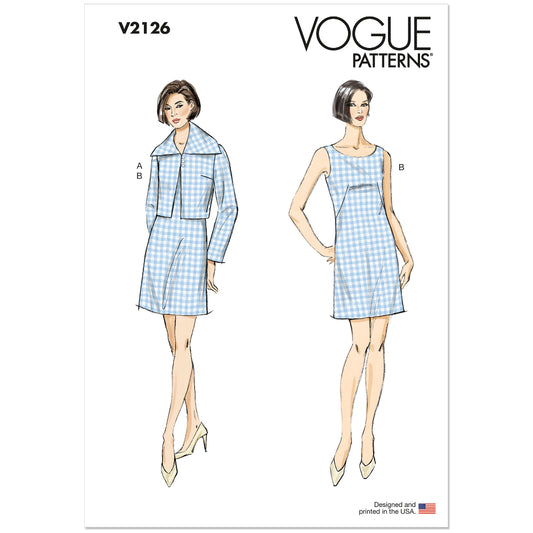 VOGUE V2126 Misses and Miss Petite Jacket and Sheath Dress