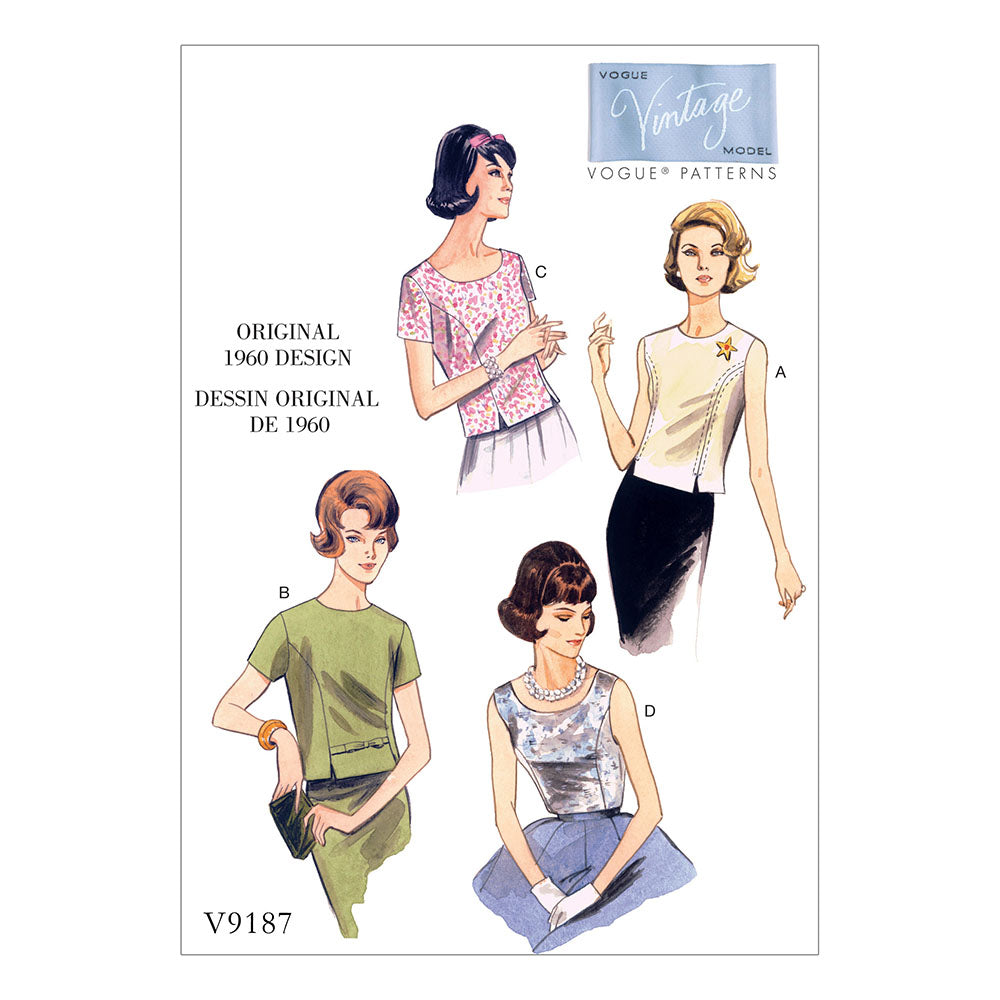 VOGUE V9187 Top
