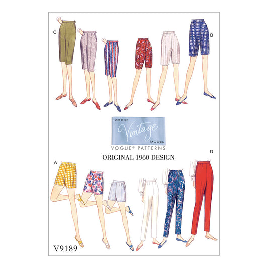VOGUE V9189 Pants Sewing Pattern