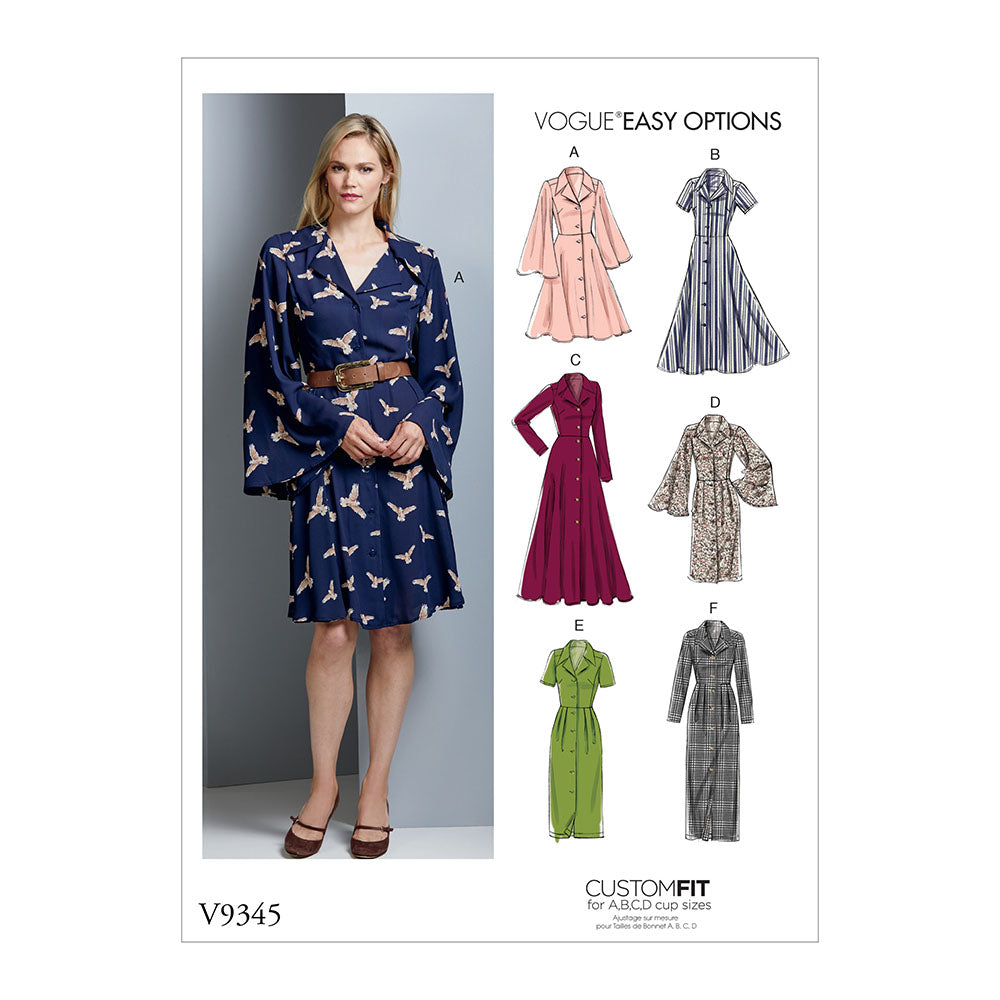 VOGUE V9345 Vgo Misses Dress