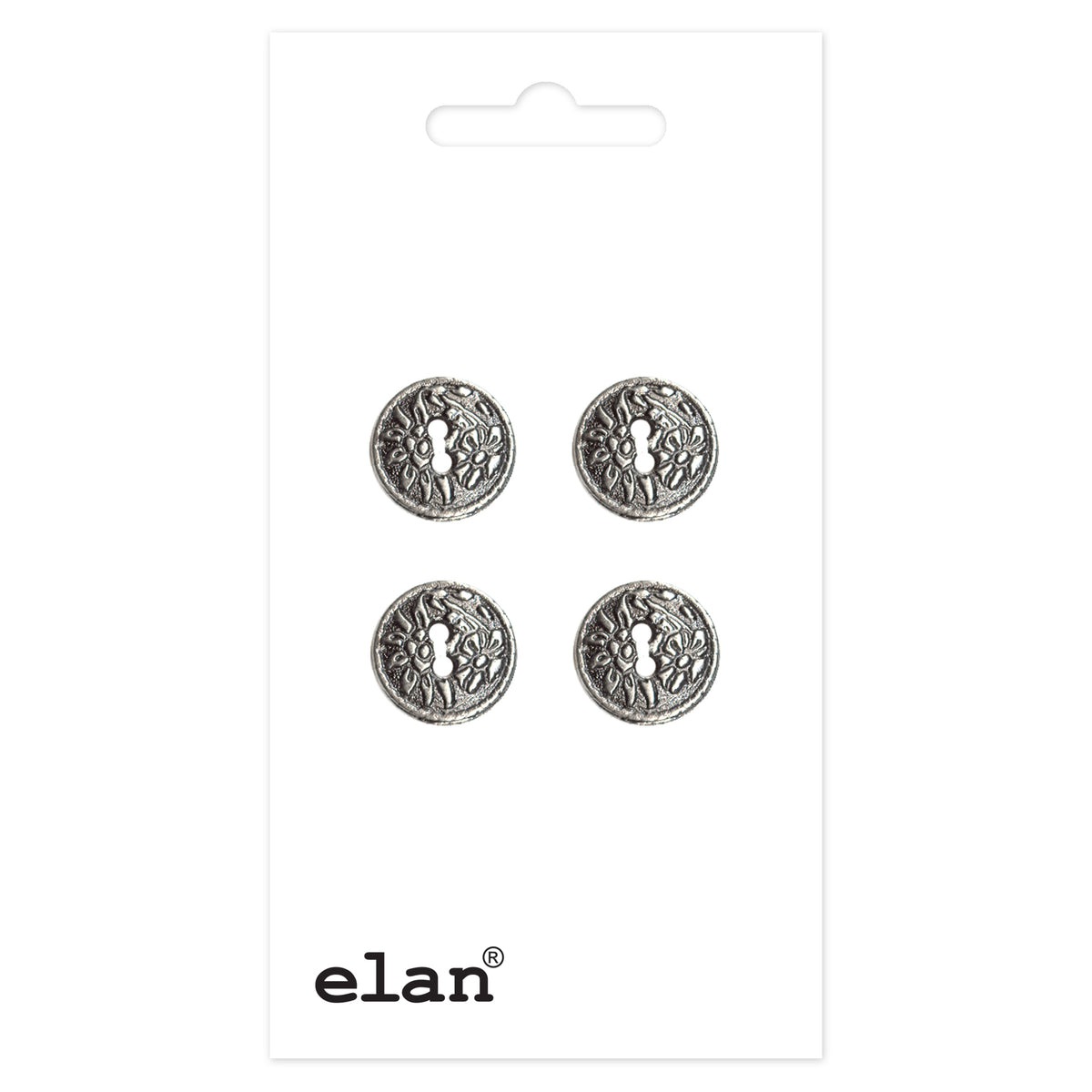 ELAN 2-Hole Button — 12 mm (1/2 in.) — 4 Count