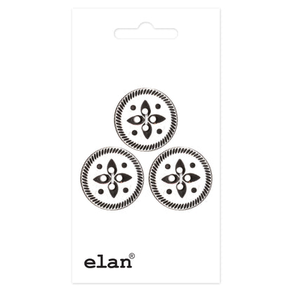 ELAN 4-Hole Button — 19 mm (3/4 in.) — 3 Count