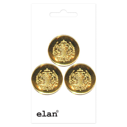 ELAN Shank Button — 22 mm (7/8 in.) — 3 Count