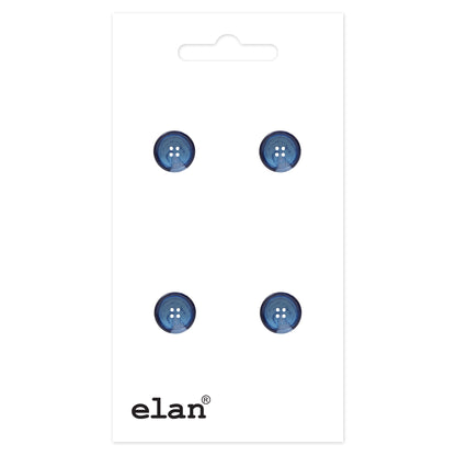 ELAN 4-Hole Button — 15 mm (5/8 in.) — 4 Count