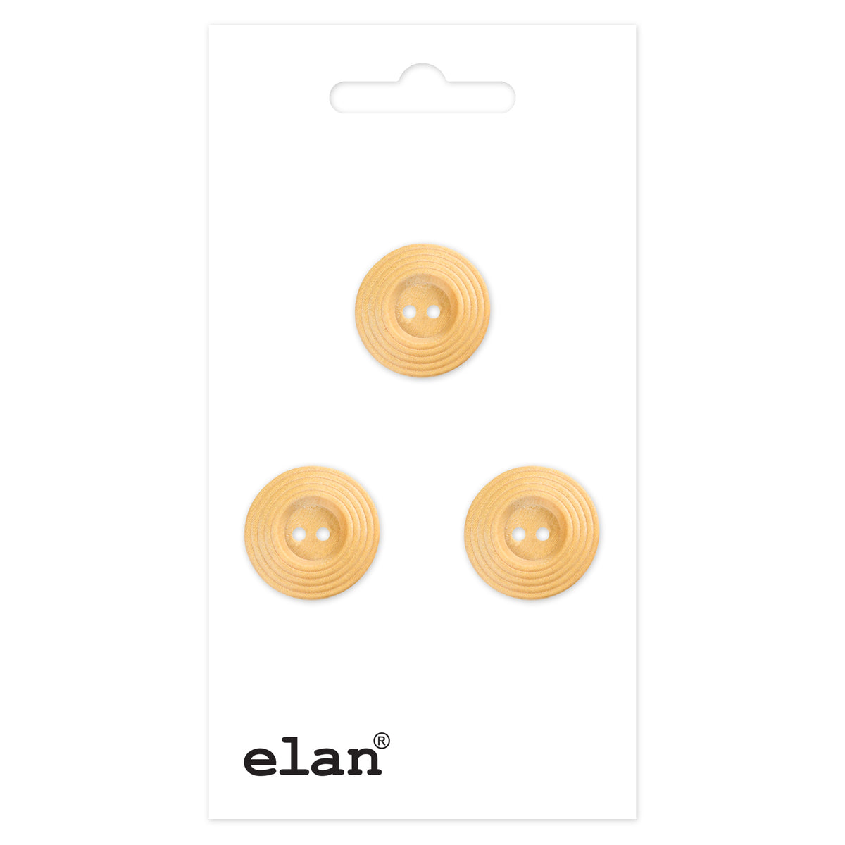 ELAN 2-Hole Button — 18 mm (3/4 in.) — 3 Count