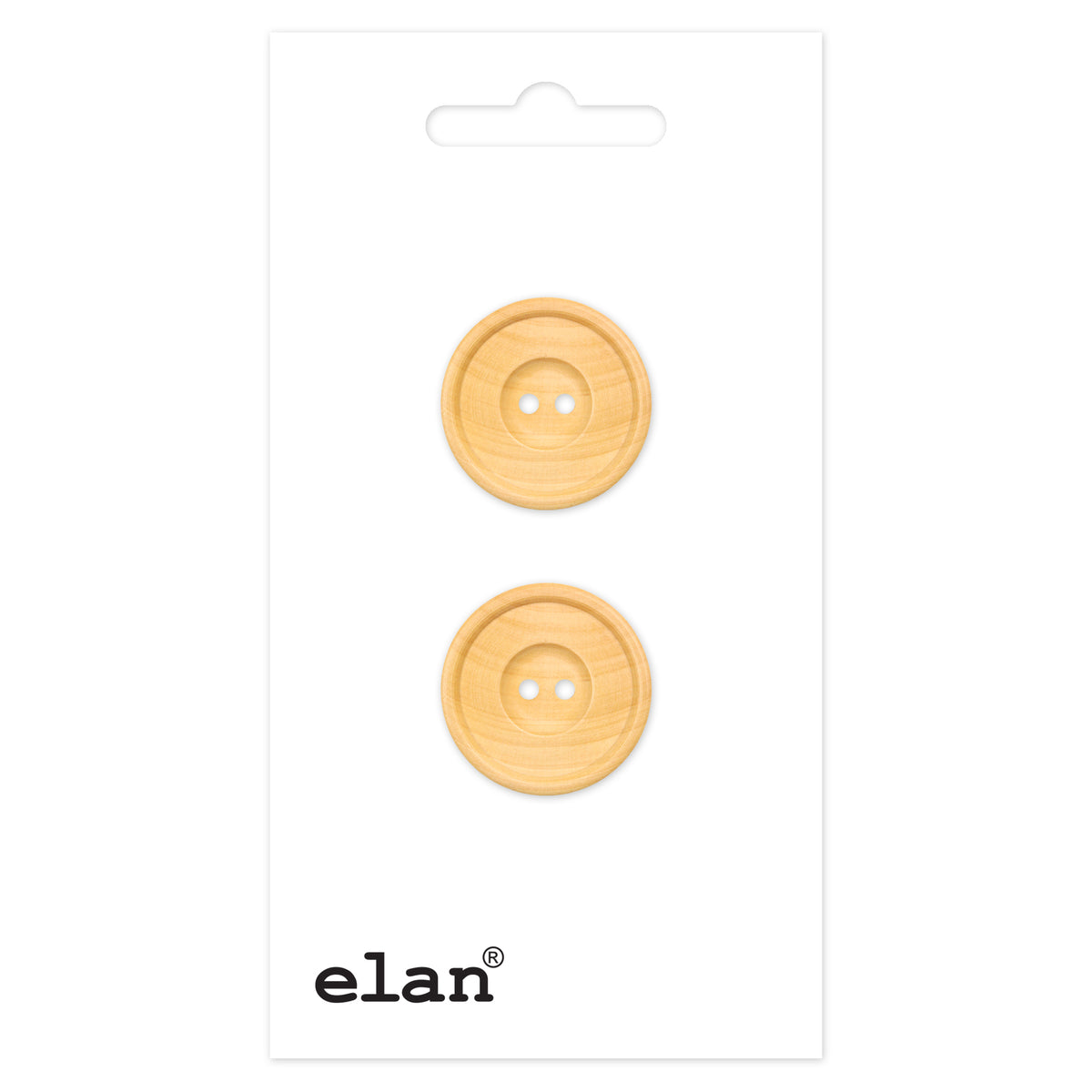 ELAN 2-Hole Button — 22 mm (7/8 in.) — 2 Count