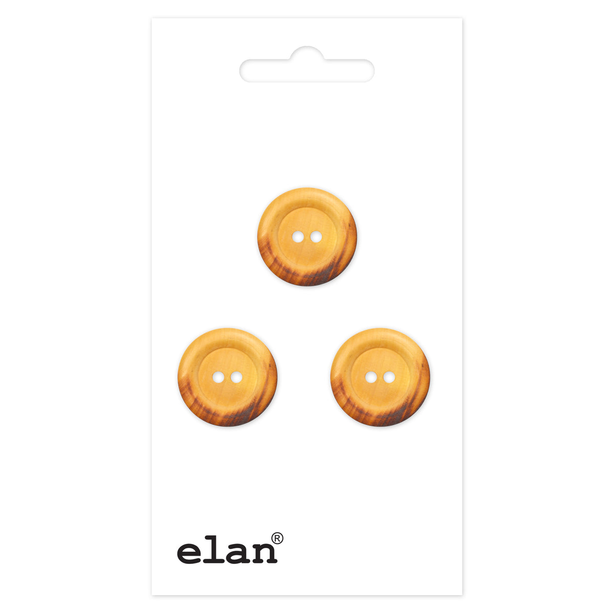 ELAN 2-Hole Button — 18 mm (3/4 in.) — 3 Count