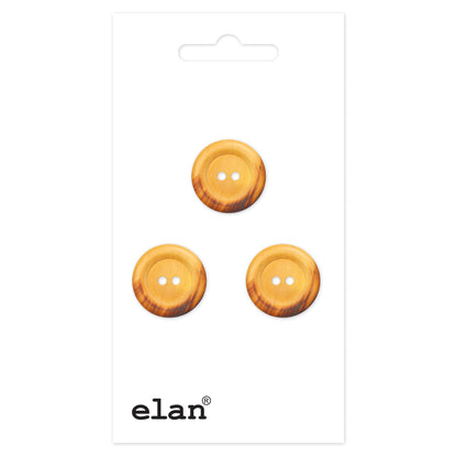 ELAN 2-Hole Button — 18 mm (3/4 in.) — 3 Count