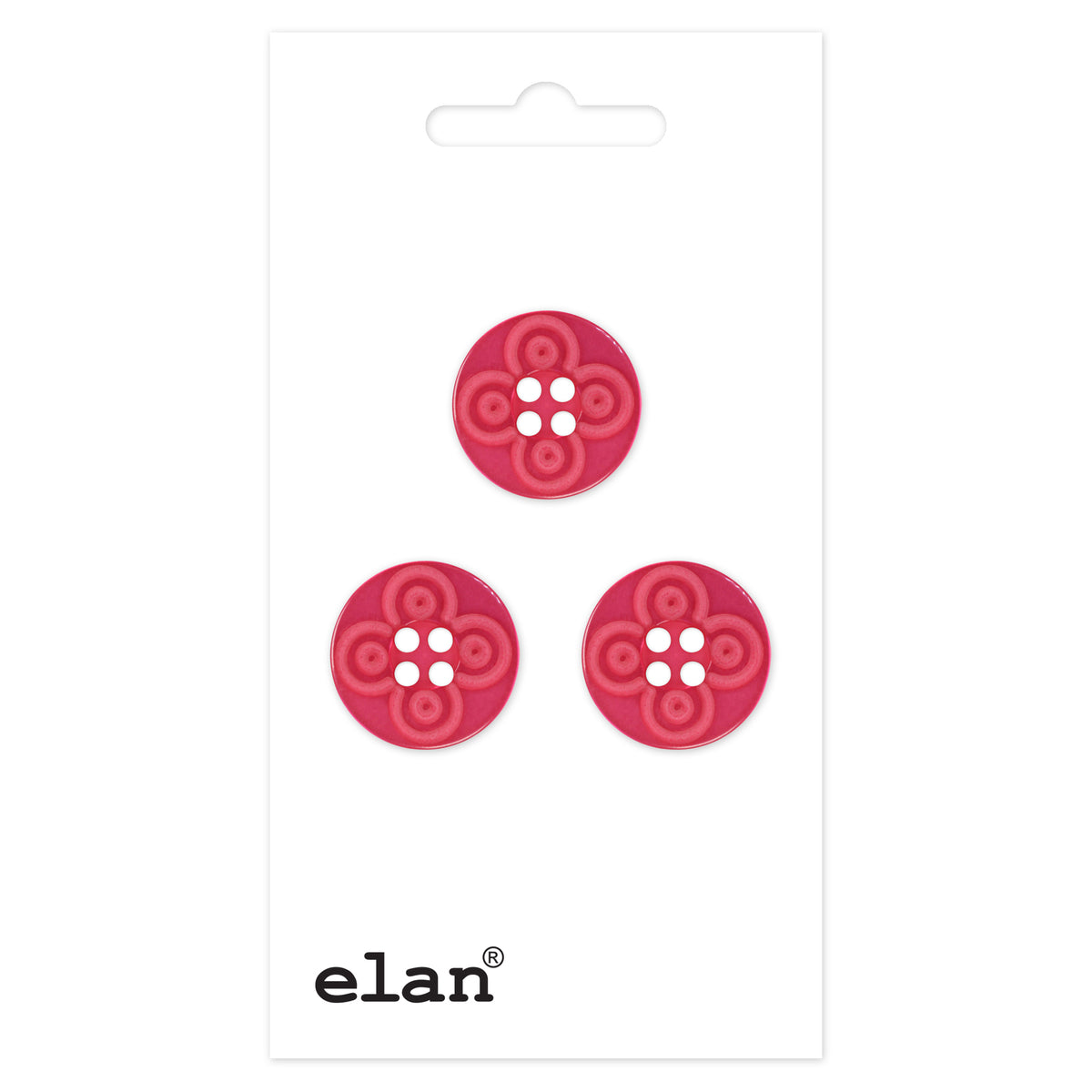ELAN 2-Hole Button — 15 mm (5/8 in.) — 3 Count