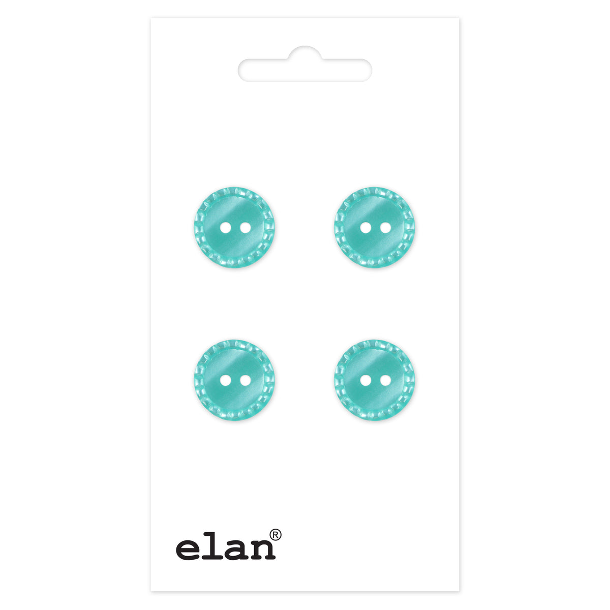 ELAN 2-Hole Button — 12 mm (1/2 in.) — 4 Count