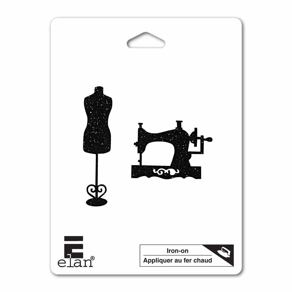 ELAN Motif - Sewing Machine & Dress Form - 50mm
