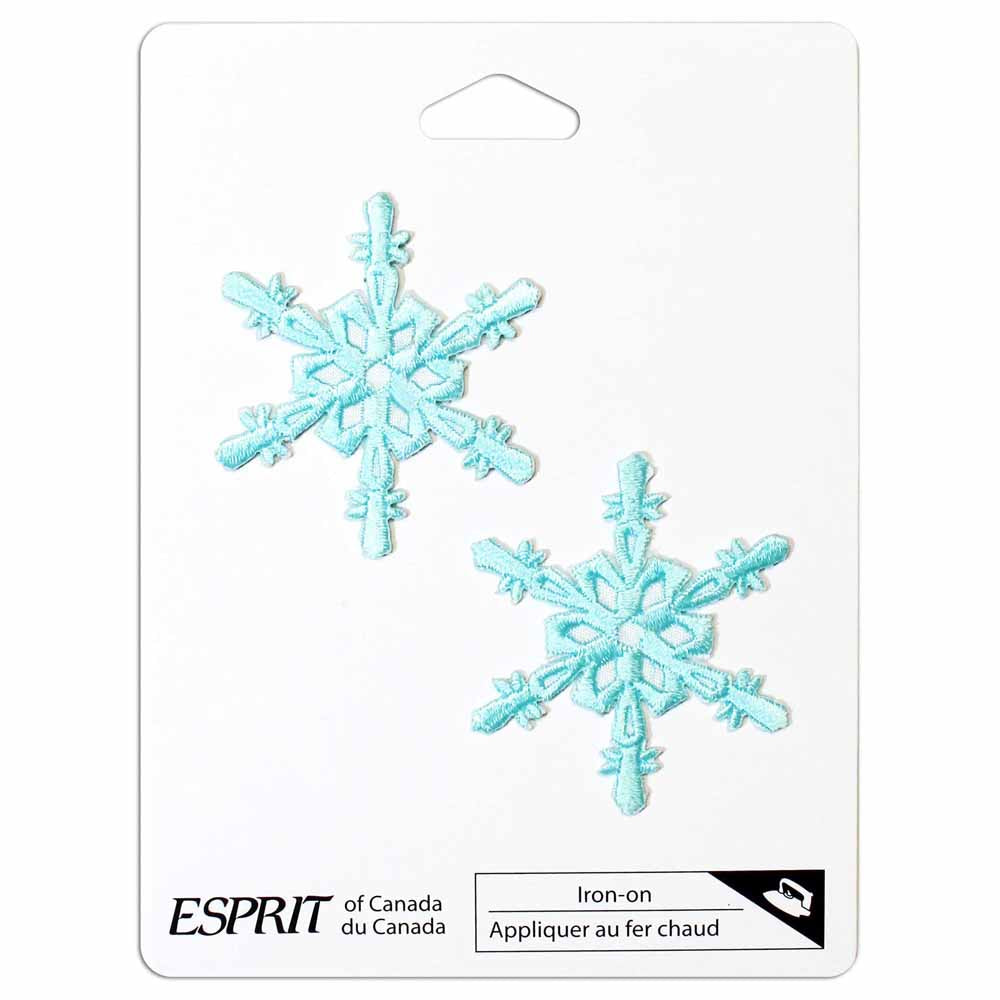 ELAN Motif - Small Aqua Snowflake - 44mm