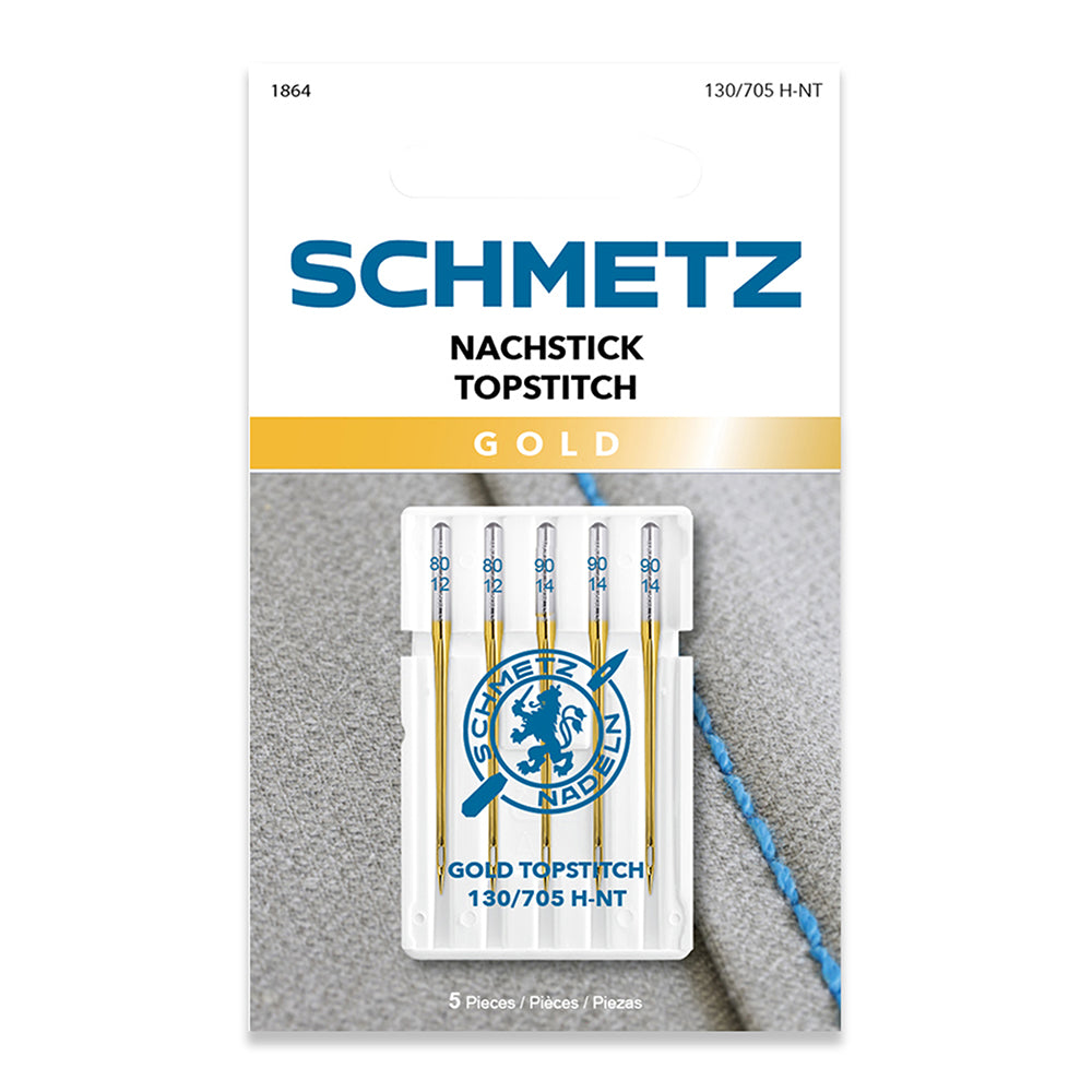 SCHMETZ Gold TopStitch Needle - Assorted - 5 count