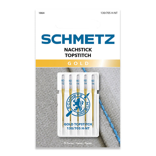 SCHMETZ Gold TopStitch Needle - Assorted - 5 count
