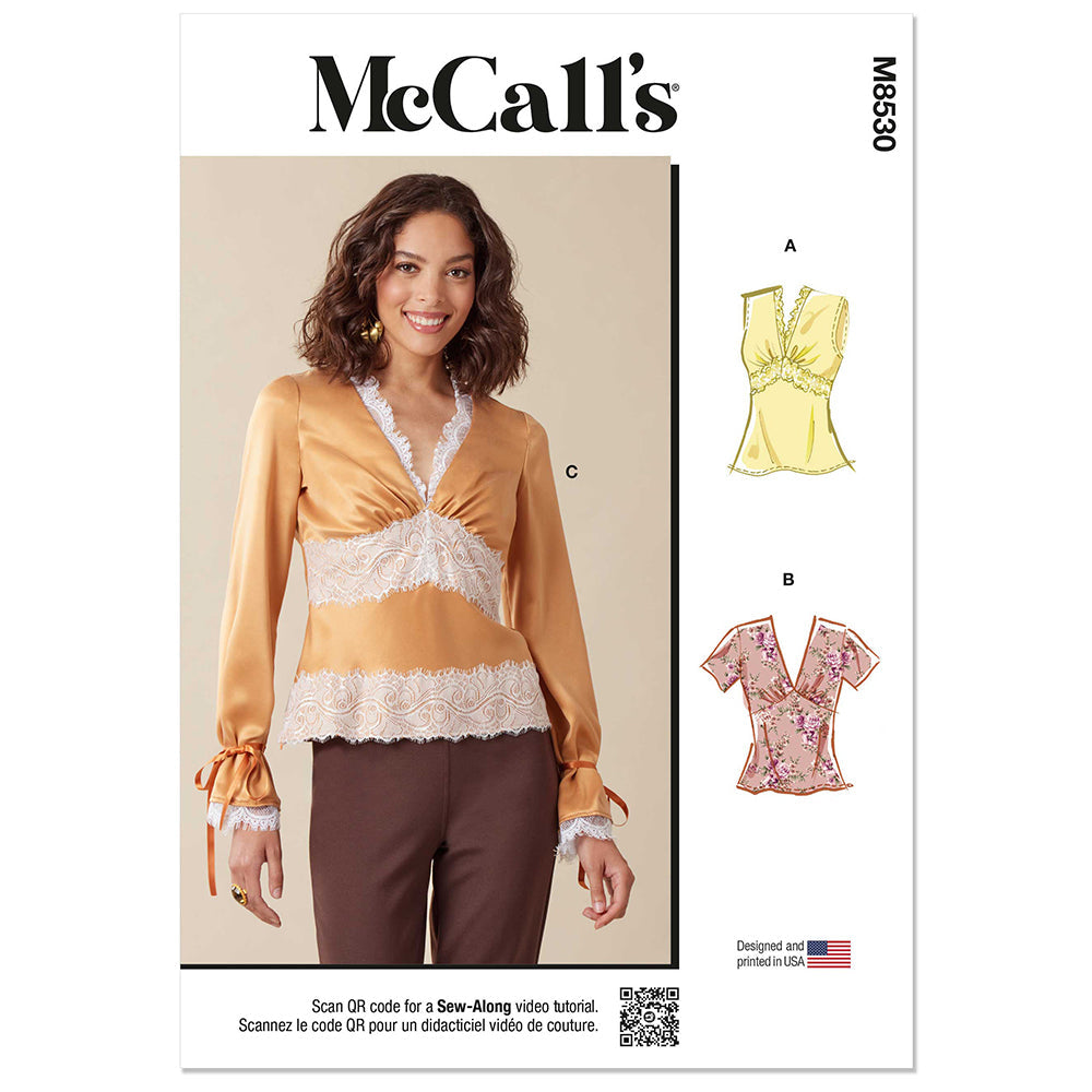 MCCALLS M8530 Misses' Tops