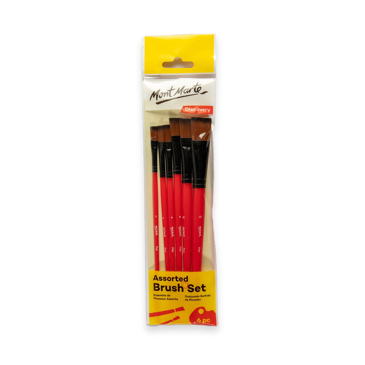 MONT MARTE Assorted Paint Brush Set - 6 pcs