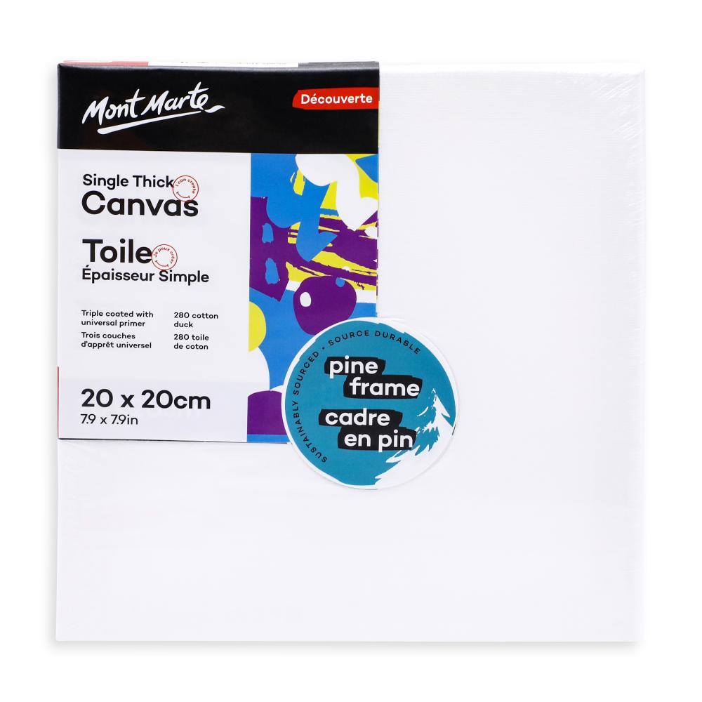 MONT MARTE Single Thick Canvas - 7.9" x 7.9" (20 x 20cm)