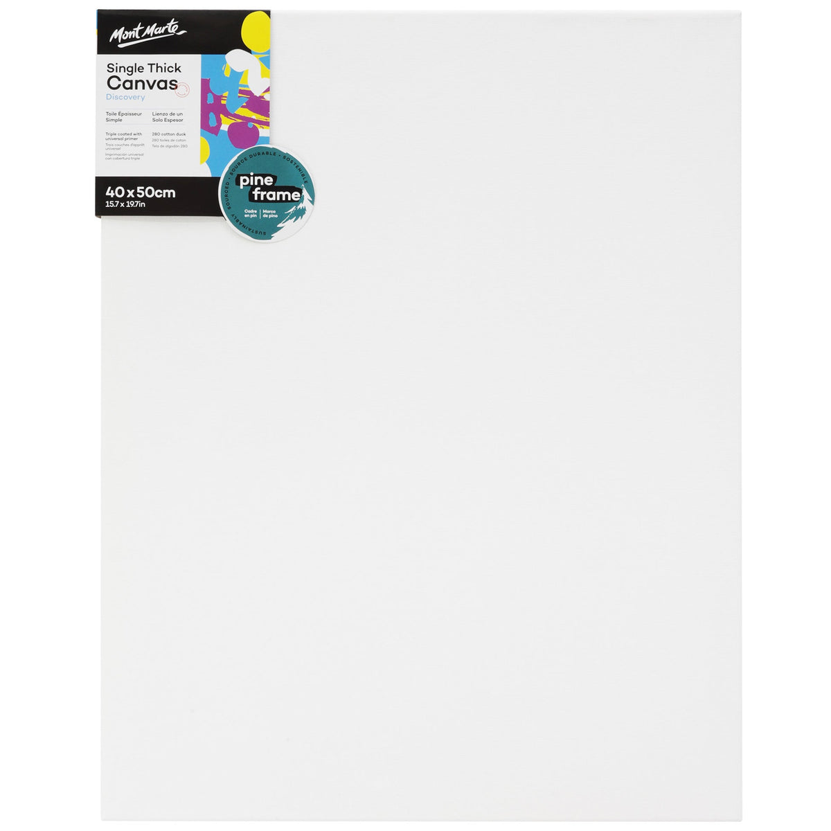 MONT MARTE Single Thick Canvas - 15.7" x 19.7" (40 x 50cm)