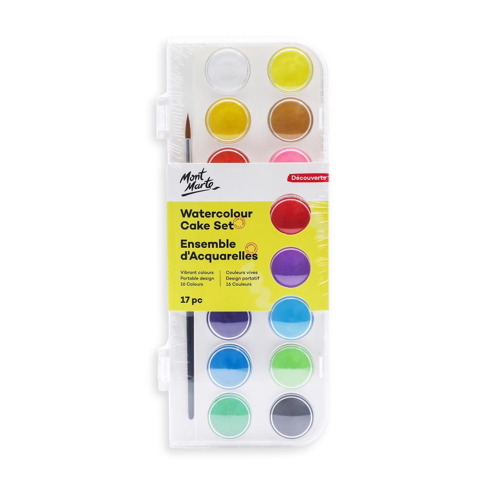 MONT MARTE Watercolour Cake Set - 17 pcs