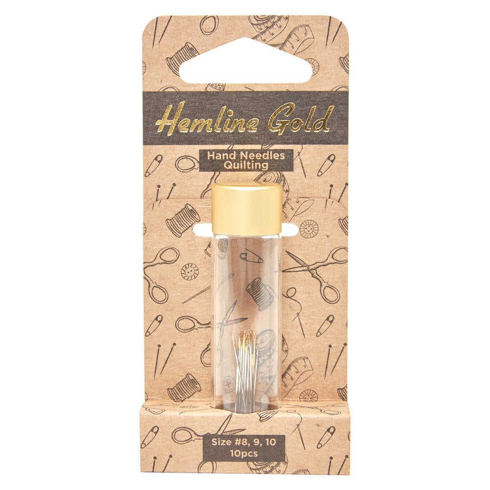 HEMLINE GOLD Quilting Hand sewing Needles (Pack of 10)