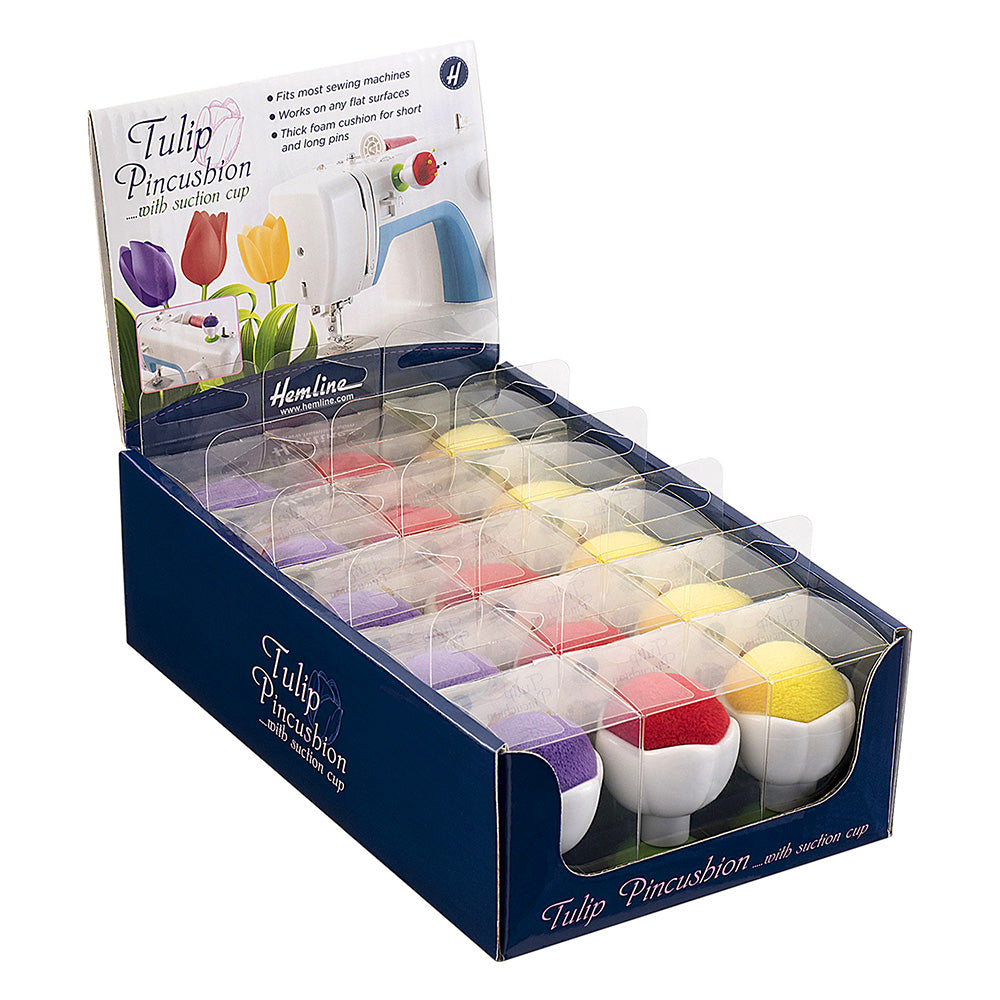 HEMLINE Tulip Pincushion Display - 15 pcs
