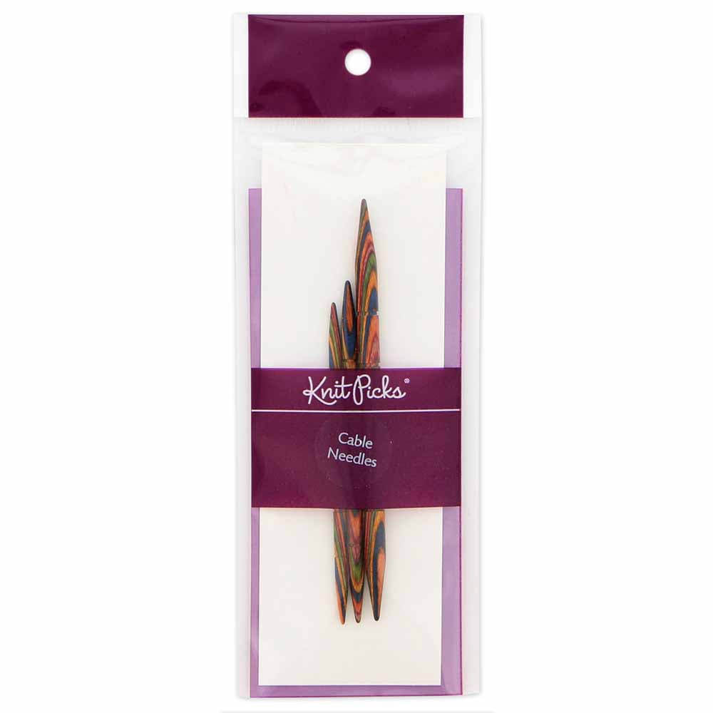 KNIT PICKS Rainbow Cable Knitting Needles - 3pcs. - S/M/L