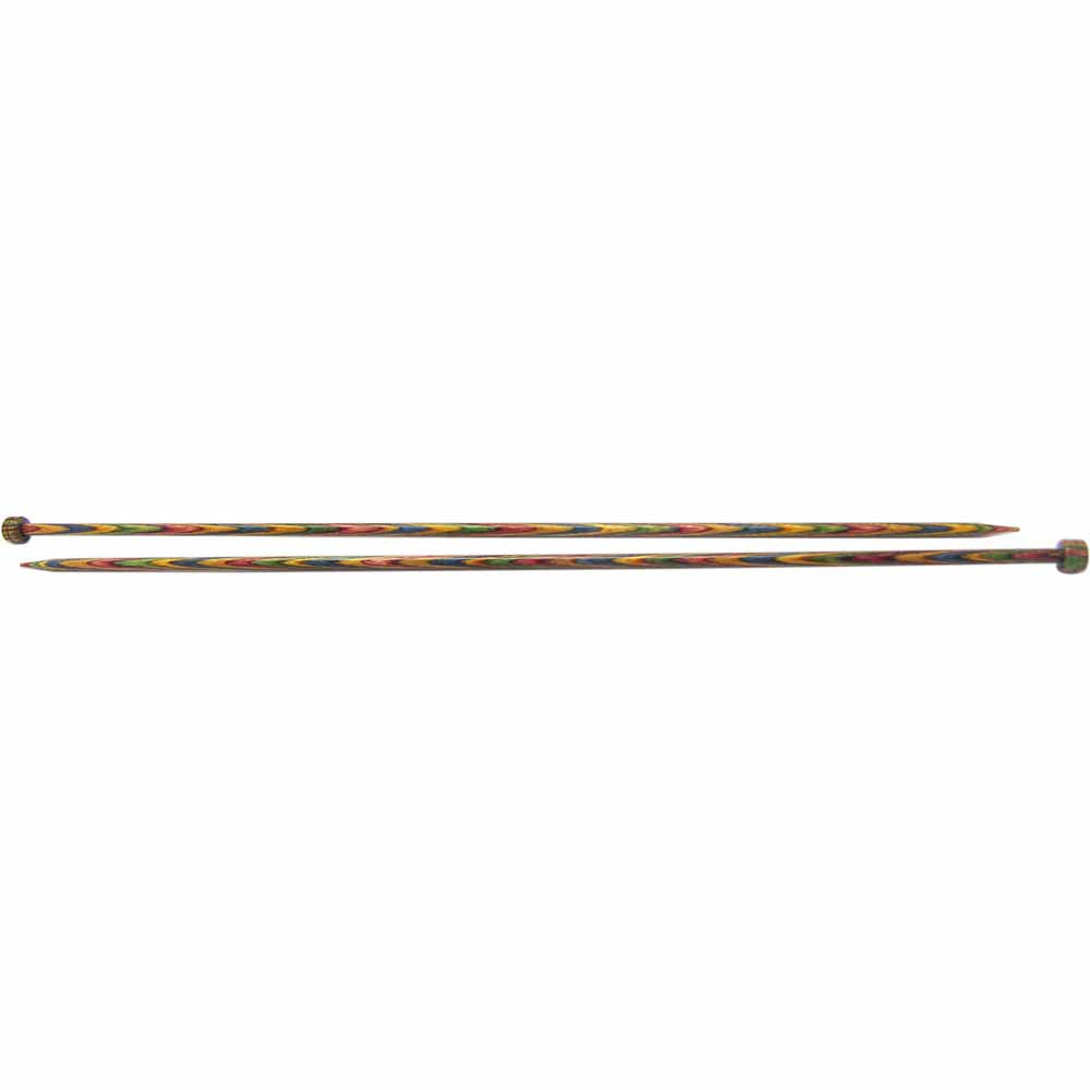 KNIT PICKS Rainbow Wood Single Point Knitting Needles 35cm (14") - 3.5mm/US 4