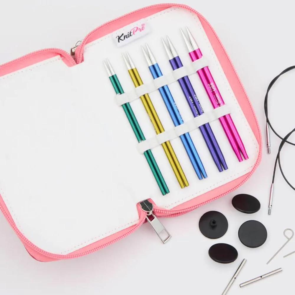 KNITPRO Zing Normal Interchangeable Needle Set 8 sz Deluxe - 13cm (5 in.)