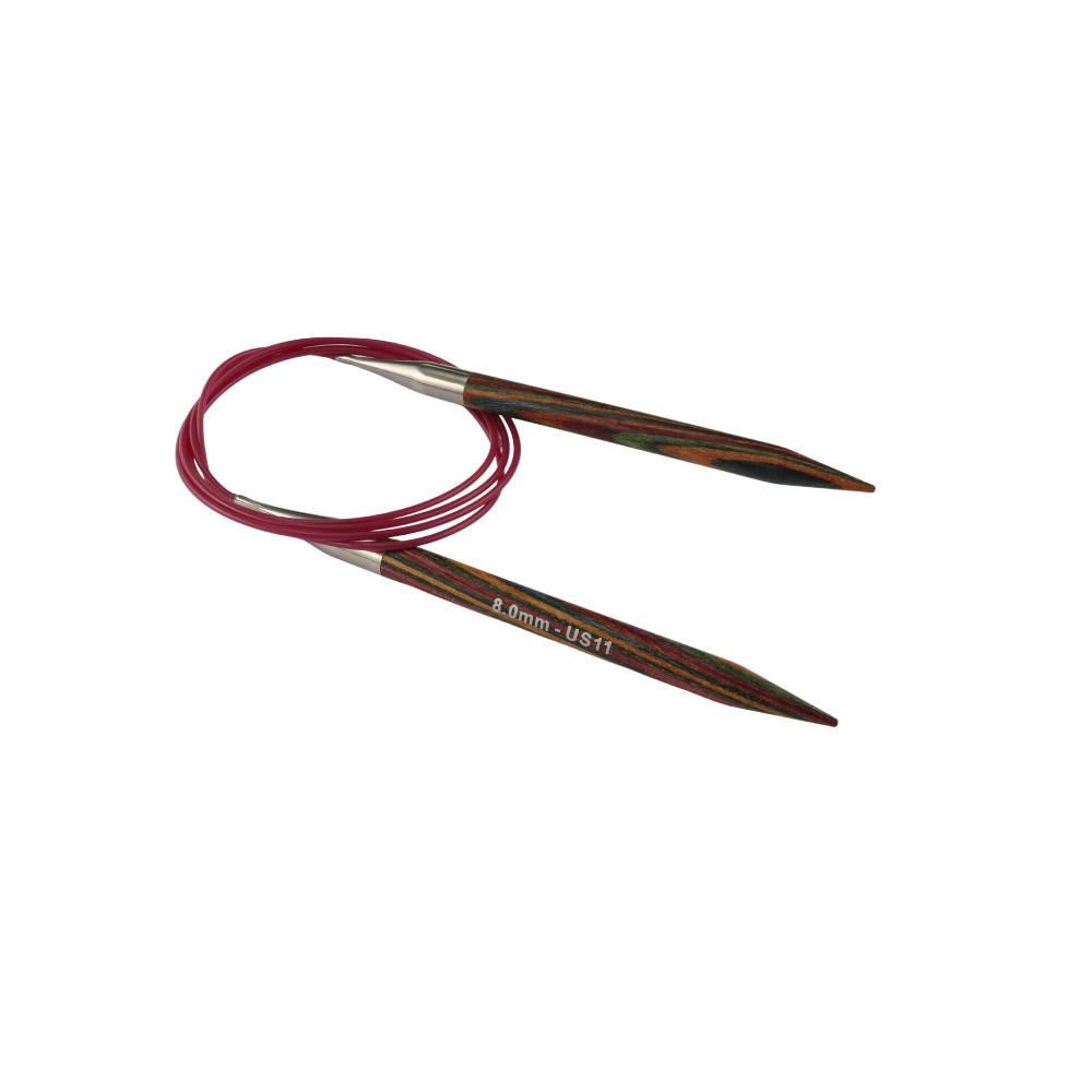 KNITPRO Nova Platina 60cm 8.00mm Fixed Circular Needle (US 11)