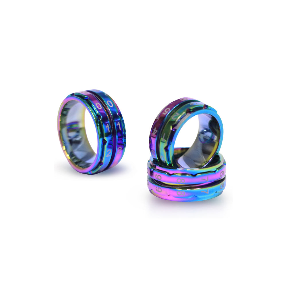 KNITPRO Row Counter Rings Rainbow Size 8