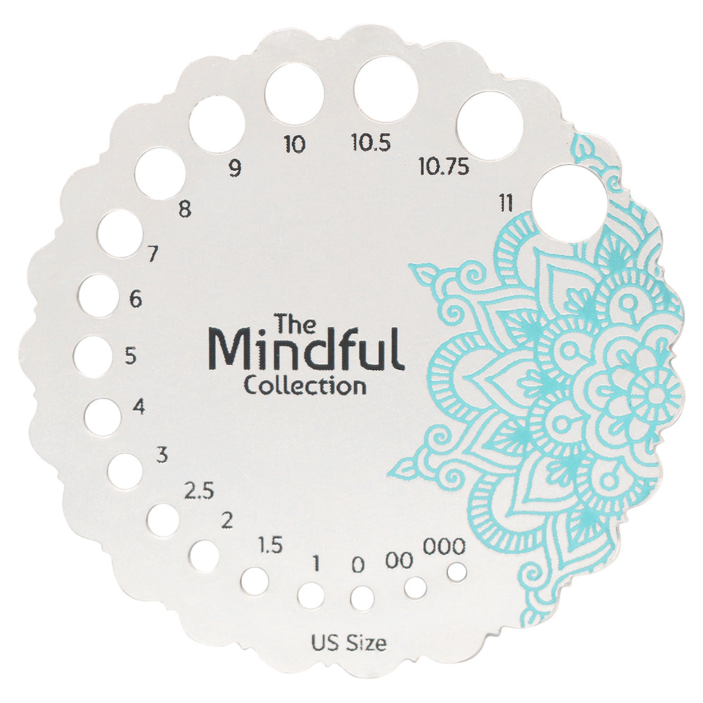 KNITPRO Mindful Metal Needle Gauge