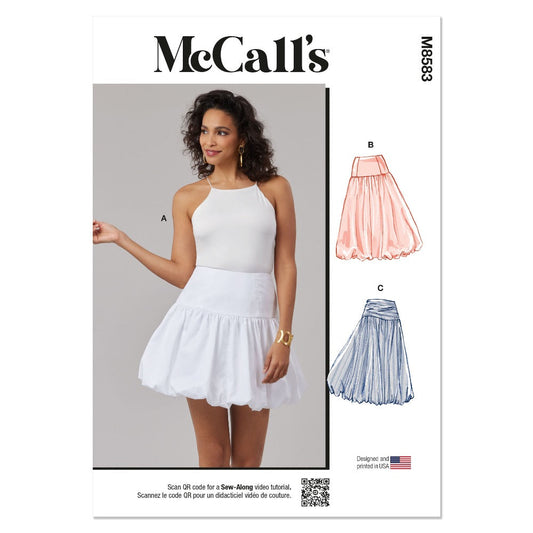 MCCALLS M8583 Misses' Skirt in Two Lengths