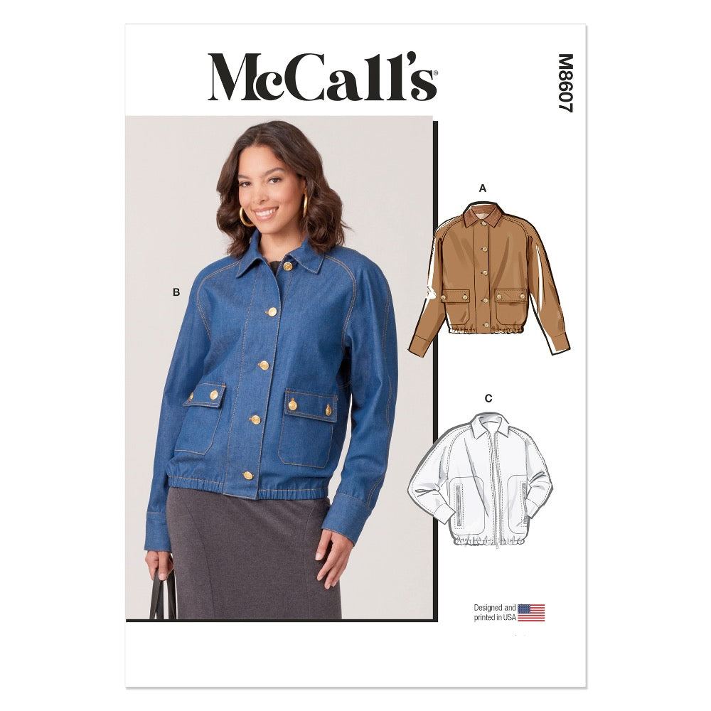 McCalls M8607 Misses' Blouson Jackets