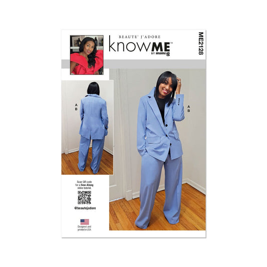 KNOW ME ME2128 Misses' Jacket and Pants by Beaute' J'adore