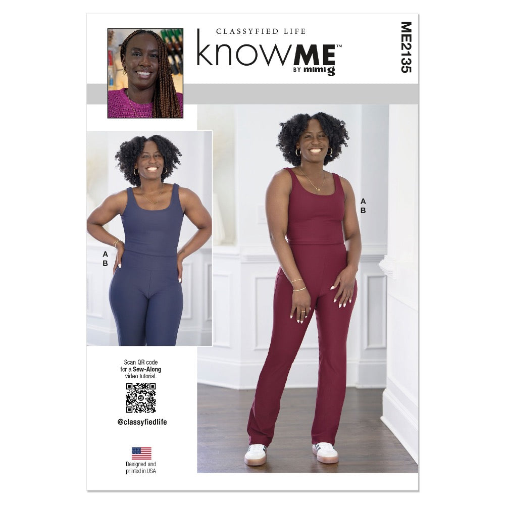 KNOW ME ME2135 Misses' Sports Top and Leggings by Classyfied Life