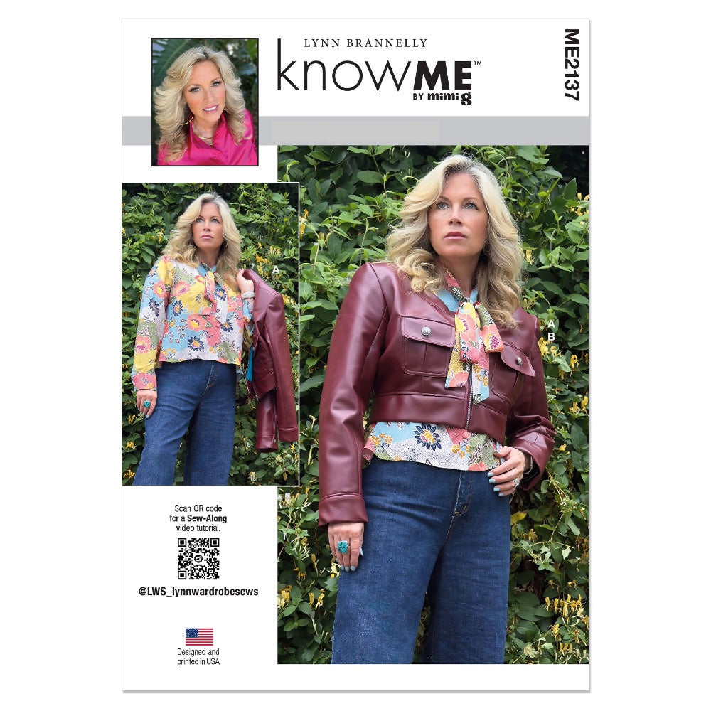 KNOW ME ME2137 Misses' Blouse and Jacket by Lynn Brannelly