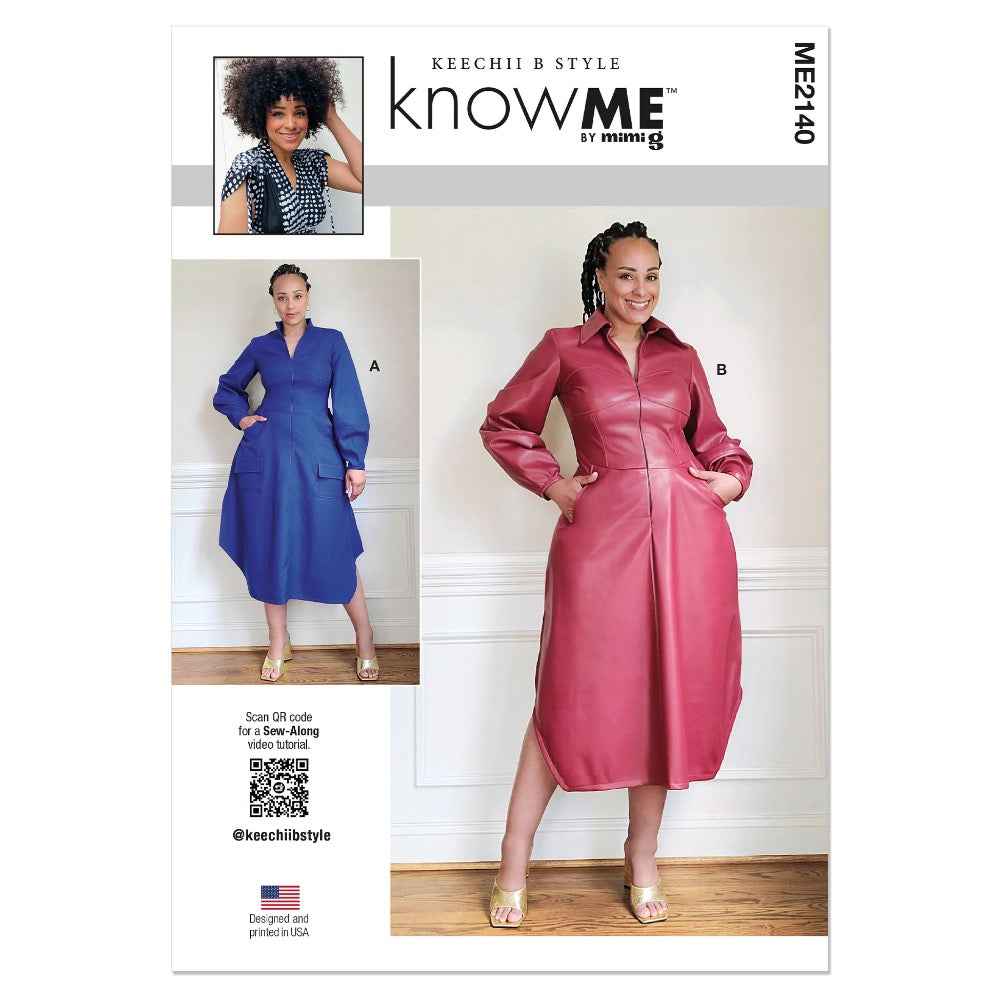 KNOW ME ME2140 Misses' Shirtdress by Keechii B Style