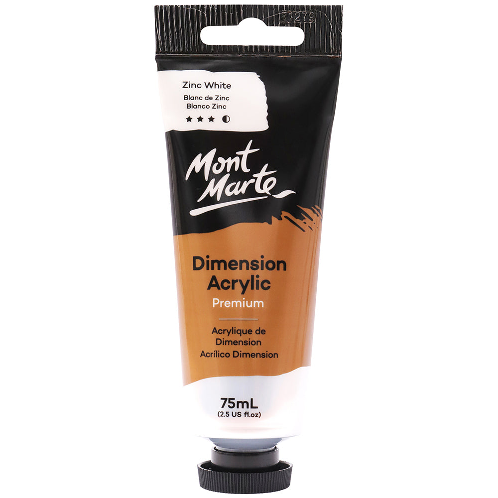 MONT MARTE Dimension Acrylic Paint - 75ml - Zinc White
