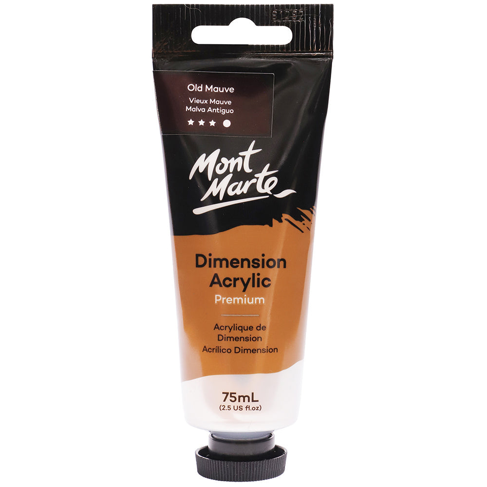 MONT MARTE Dimension Acrylic Paint - 75ml - Mauve