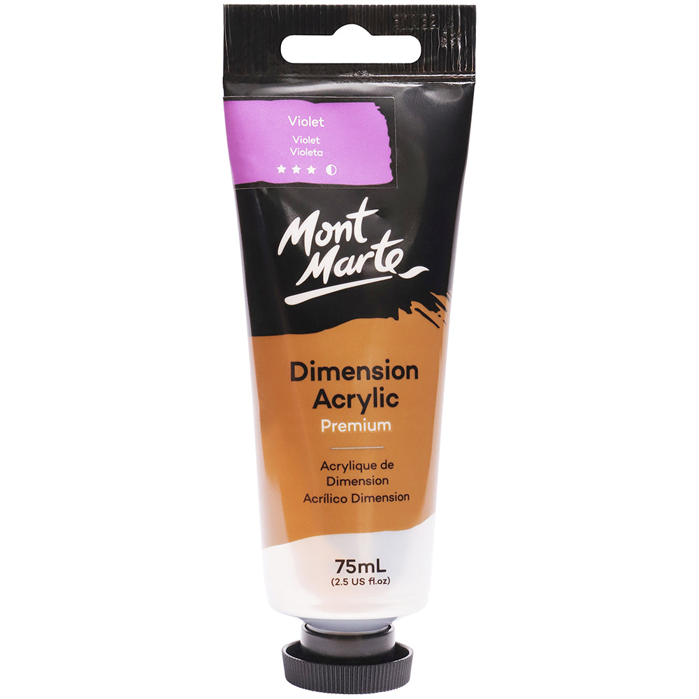 MONT MARTE Dimension Acrylic Paint - 75ml - Violet
