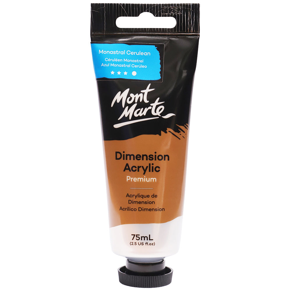 MONT MARTE Dimension Acrylic Paint - 75ml - Monastral Blue