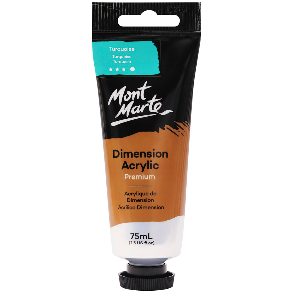 MONT MARTE Dimension Acrylic Paint - 75ml - Turquoise