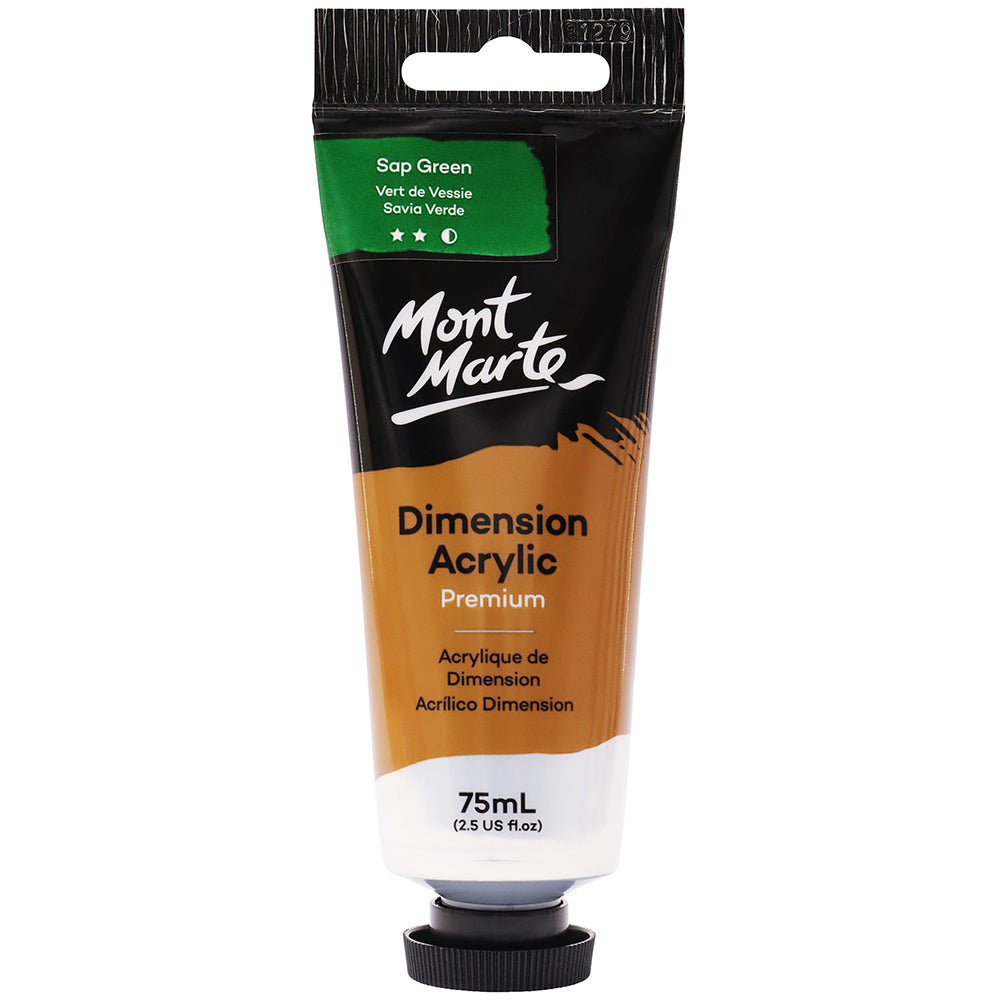 MONT MARTE Dimension Acrylic Paint - 75ml - Sap Green