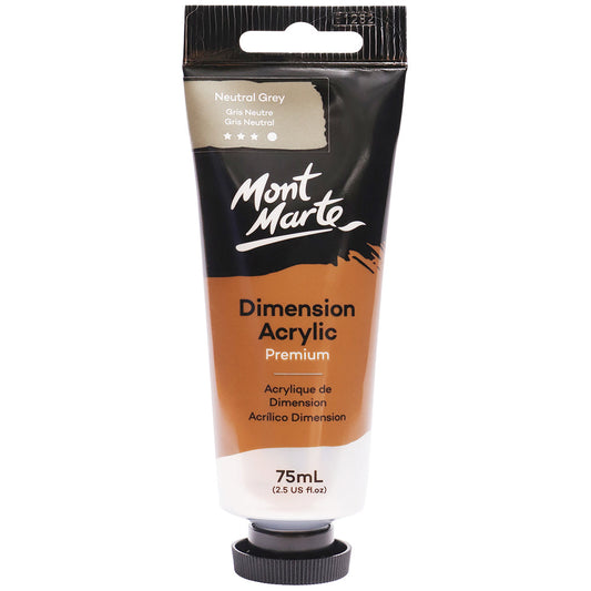 MONT MARTE Dimension Acrylic Paint - 75ml - Neutral Grey
