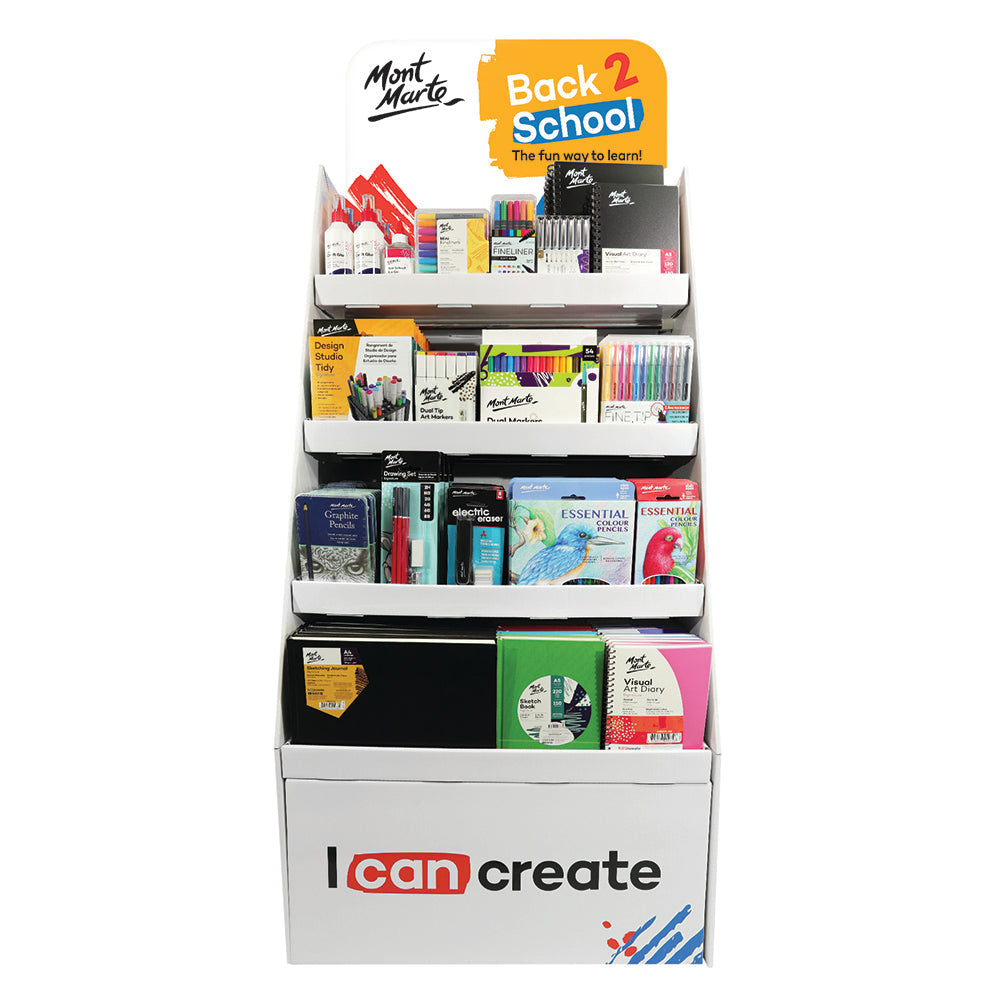 MONT MARTE Promotional Display - Back to School