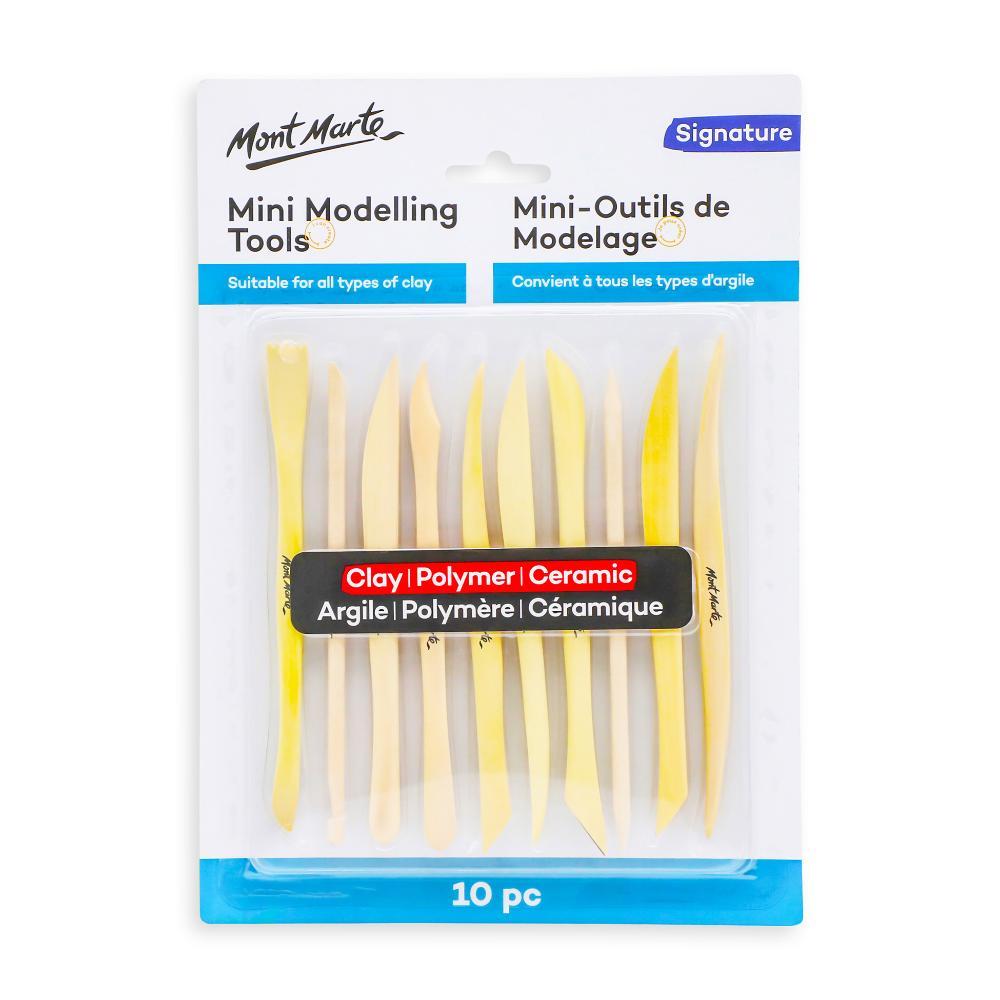 MONT MARTE Mini Modelling Tools Boxwood - 10pcs