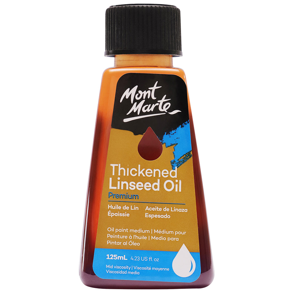 MONT MARTE Thickened Linseed Oil - 125ml