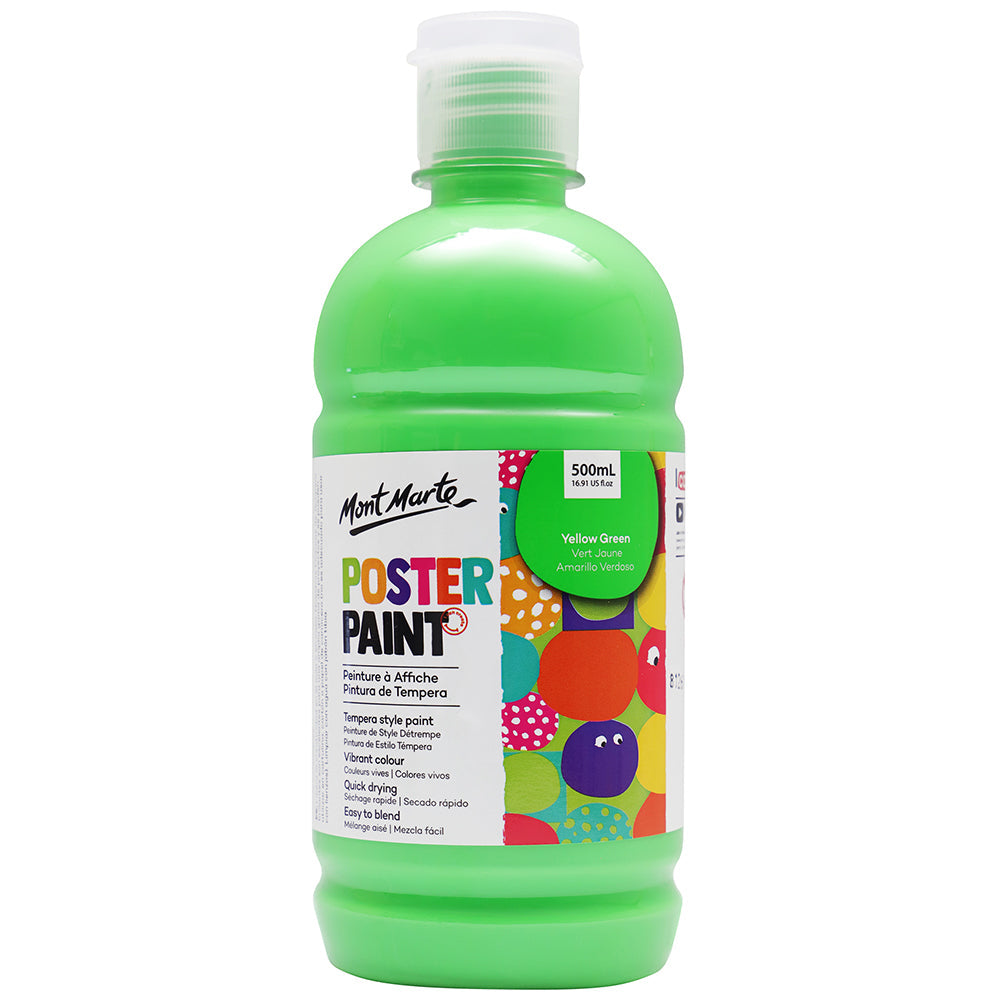 MONT MARTE Poster Paint - 500ml - Yellow Green