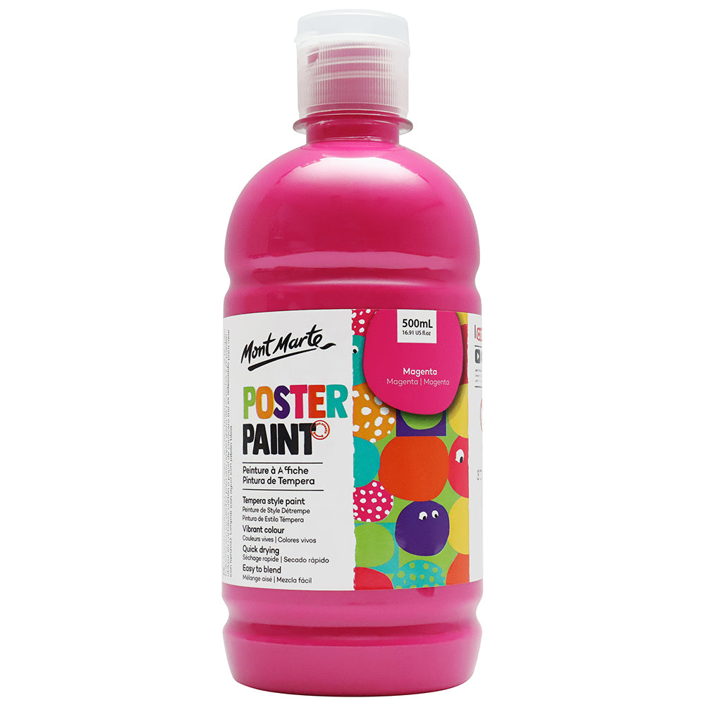 MONT MARTE Poster Paint - 500ml - Pink